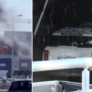 pendikte sifir arac bayisinde yangin ilirveMv